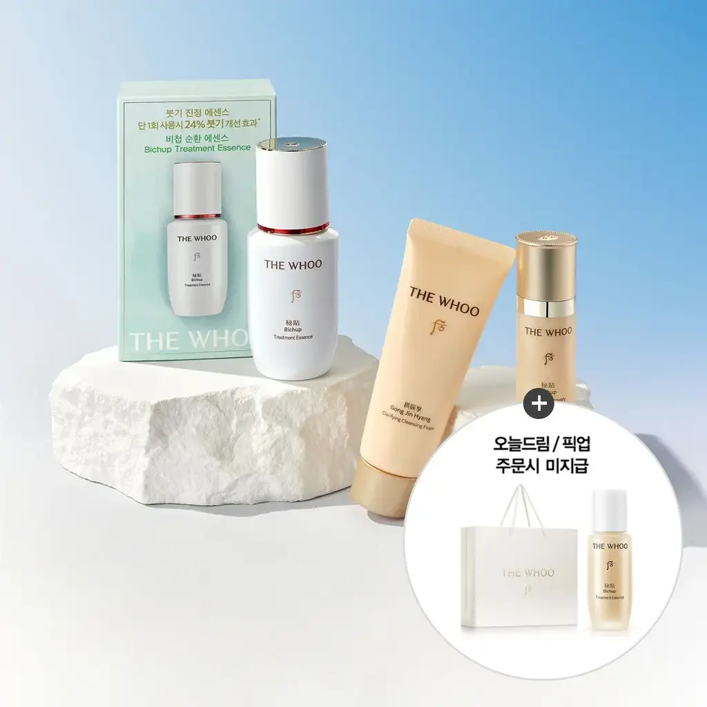 [붓기DOWN/진정UP] 더후 비첩 순환 에센스 30ml 기획(+에센스 10ml+폼 40ml)